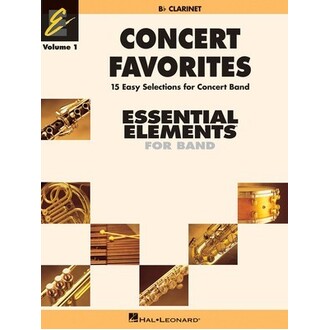 Essential Elements Clarinet Bb Concert Favorites Vol 1