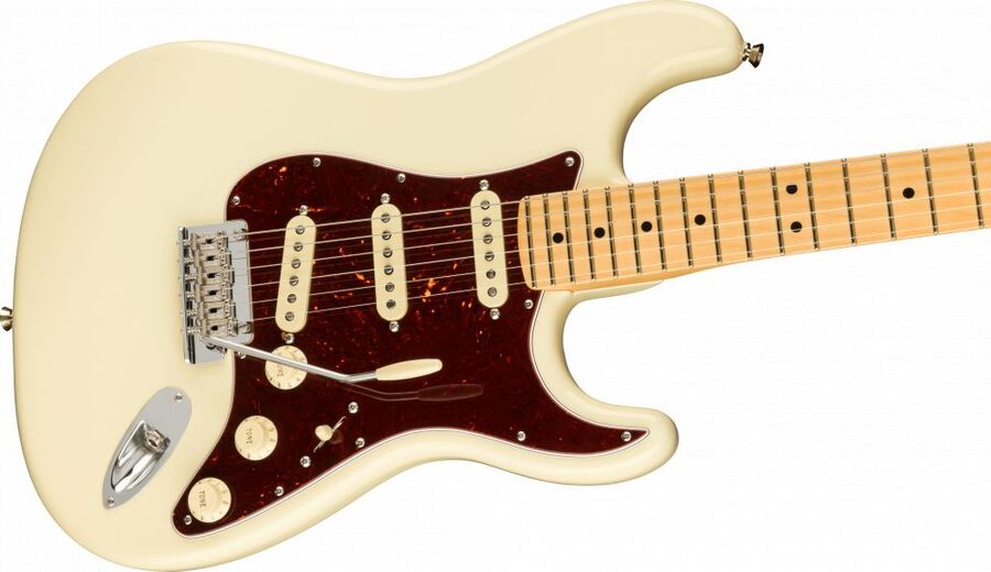 Fender American Professional II Stratocaster®, Maple Fingerboard, Olympic  White