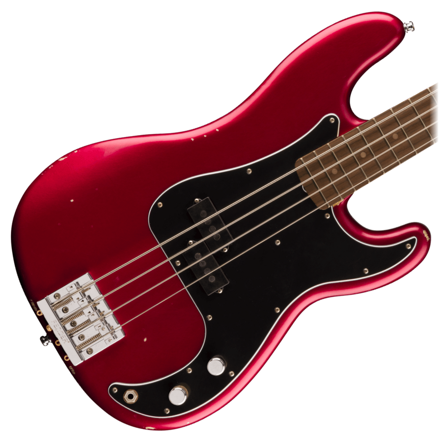 Fender Nate Mendel P-Bass RW Candy Apple Red Bass Guitar