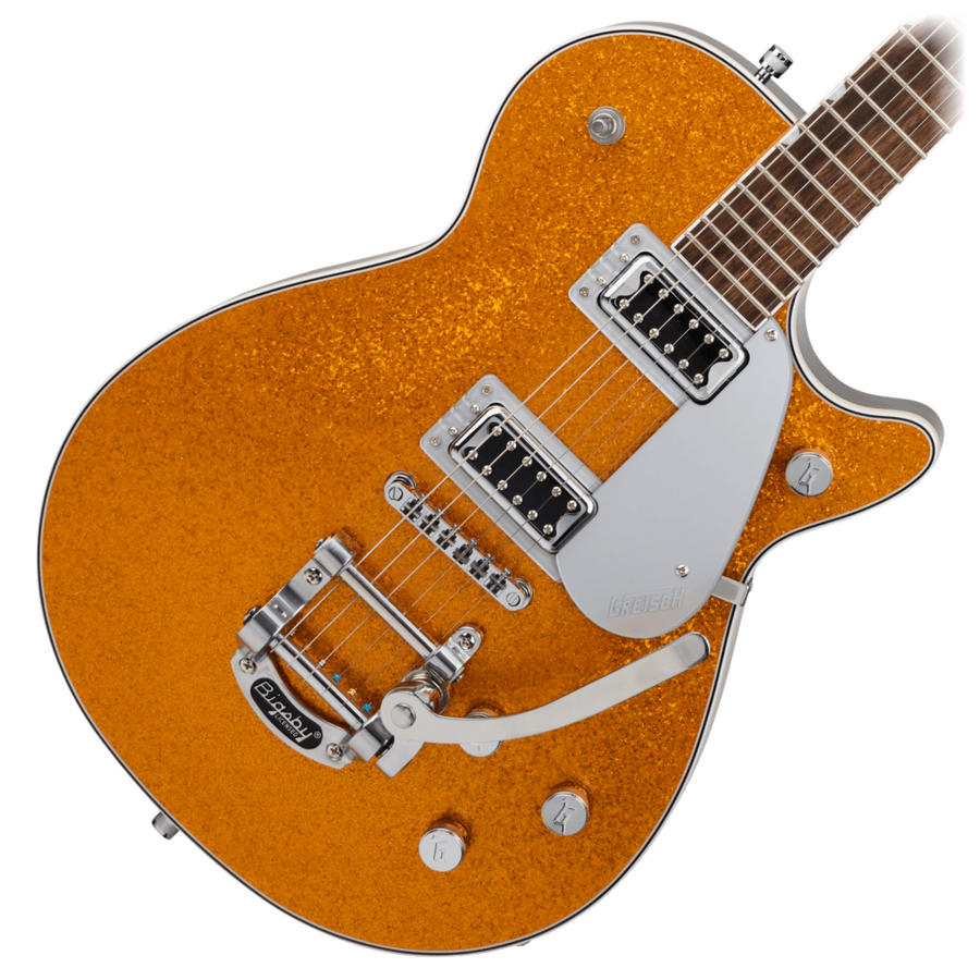 Gretsch Sparkle Jet FT Single Cut Electric Guitar - Gold Sparkle