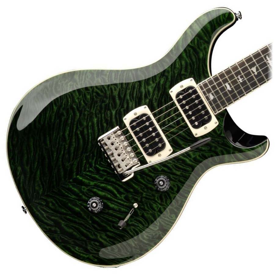 PRS SE Custom 24 Quilt Top Guitar - Teal Black | Mooloolaba Music
