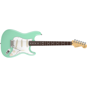 Fender JEFF BECK STRAT RW Surf Green Electric Guitar in Case