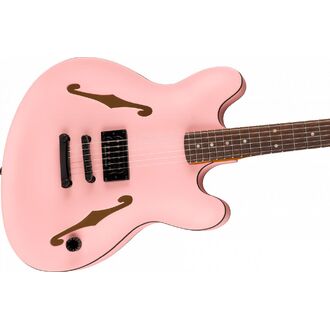 Fender Tom Delonge Starcaster®, Rosewood Fingerboard, Black Hardware, Satin Shell Pink