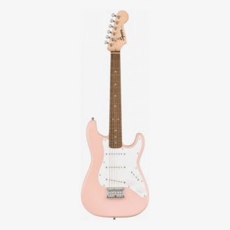 Squier Mini Stratocaster, Laurel Fingerboard, Shell Pink