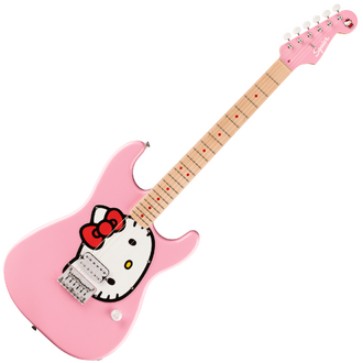 Fender Squier Hello Kitty Stratocaster, Limited Edition - Pink