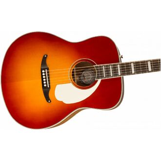 Fender Palomino Vintage Sienna Sunburst Acoustic Guitar, Ovangkol FB, Aged White Pickguard