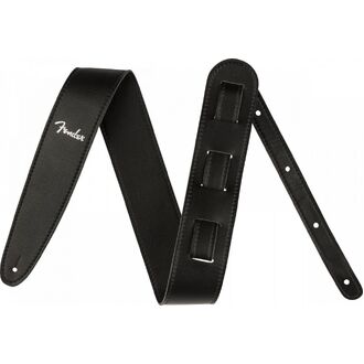 Fender® Vegan Leather Strap, Black, 2.5"