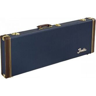 Fender Classic Series Wood Case Strat Tele, Navy Blue