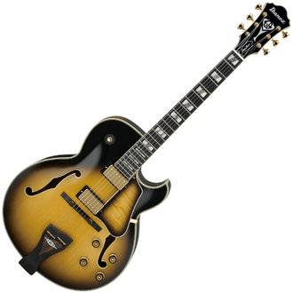 Ibanez LGB300 VYS George Benson Signature Electric Guitar In Vintage Yellow Sunburst Finish