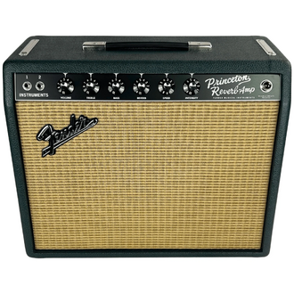 Fender 65 Princeton Reverb Amp, British Racing Green / Wheat