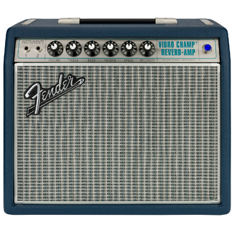 Fender '68 Custom Vibro Champ Combo Guitar Amp - Navy