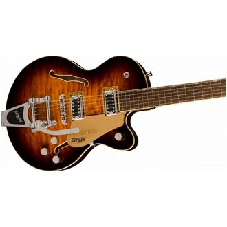 Gretsch G5655t-qm Electromatic Center Block Jr. Single-cut Quilted Maple With Bigsby, Sweet Tea Electric Guitar