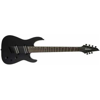 Jackson X Series Dinky Arch Top DKAF7 MS 7-String Multi-Scale, Gloss Black Electric Guitar