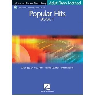 Hlspl Adult Piano Popular Hits 1 Bk/ola