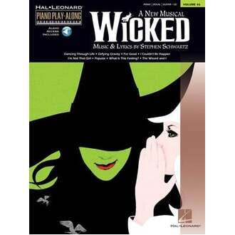 Wicked Piano Play Along Bk/cd V46