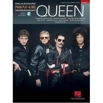 Queen Piano Play Along Bk/cd V113