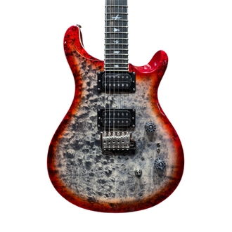 PRS SE Custom 24-08 - Quilt Charcoal Cherry Burst