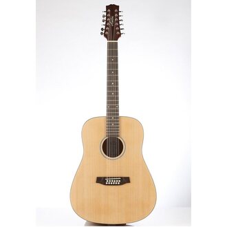 Ashton D20/12NTM 12-String Dreadnought Acoustic Guitar Natural