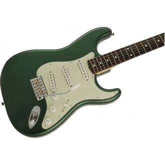 Fender 2023 Collection MIJ Traditional 60s Stratocaster, Rosewood Fingerboard,  Aged Sherwood Green Metallic