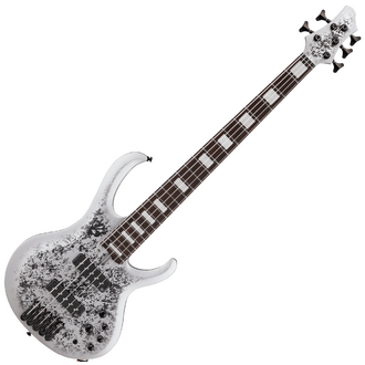 Ibanez BTB25TH5 SLM Premium 5 String Electric Bass - Silver Blizzard Matte