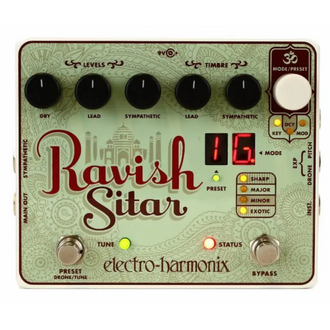 Electro Harmonix Ravish Sitar Pedal Effects Pedal