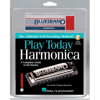 Play Today Harmonica Kit Bk/cd Harmonica