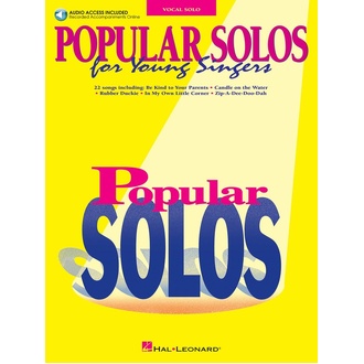 Popular Solos For Young Singers Bk/ola