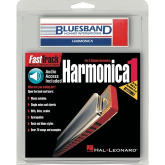 Fasttrack Mini Harmonica Pack Bk/cd Harmonica