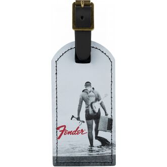 Fender® Vintage Ad Luggage Tag, Scuba Diver