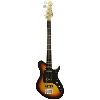 Aria ARJETB3TS JET-B Series Electric Bass Guitar In 3-Tone Sunburst