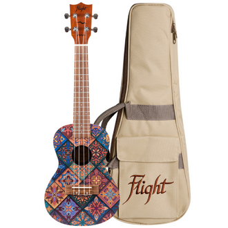 Flight AUC33FUSION Orchid Mahogany Concert Ukulele