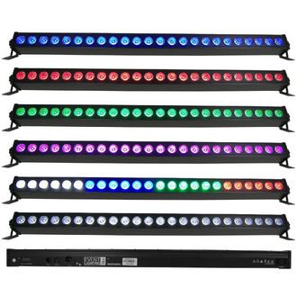 Event Lighting BAR24X4L, 24 x 4W RGBW LED Bar with 8 Segment Control