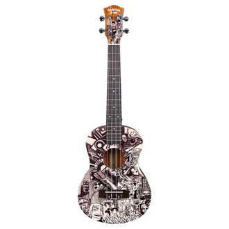 Cascha Art Series Tenor Ukulele with Sketch Design