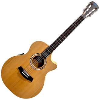 Cole Clark SRAN2EC-CMAHR Cedar Top with Honduran Mahogany Back and Sides