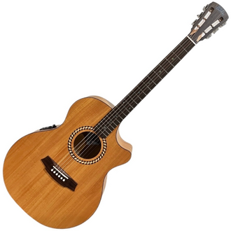 Cole Clark CCSRAN2EC-MMAHR with Honduran Mahogany Top Back and Sides