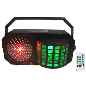 Event Lighting DERBY3, 3-in-1 LED Strobe and flood light and RGB Laser