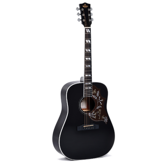 Sigma DM-SG5-BK Hummingbird Dreadnought Acoustic-Electric - Black