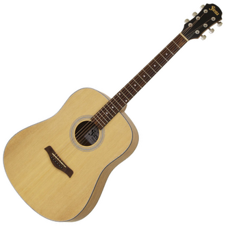 Aria FSTD65N Fiesta Series Dreadnought Acoustic Guitar in Natural