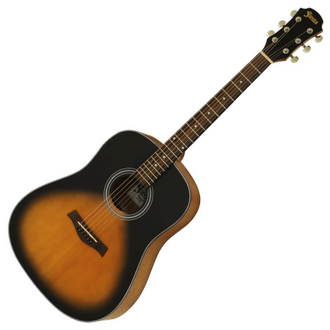 Aria FSTD65TS Fiesta Series Dreadnought Acoustic Guitar - Tobacco Sunburst