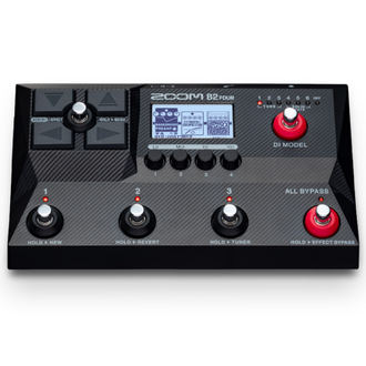 Zoom B2 FOUR Bass Multi-Effects Pedal