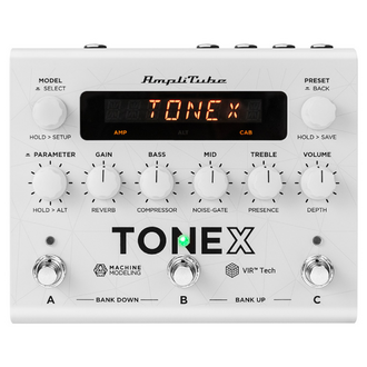 IK Multimedia ToneX Pedal AmpliTube AI Amp IR Machine Model - White