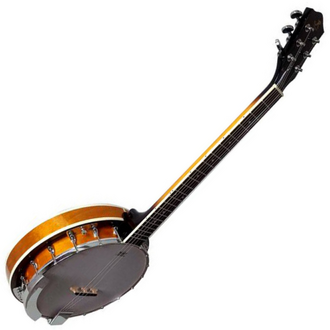 J.Reynolds JBJ186 6 String Banjo With Resonator - 2 Tone Sunburst