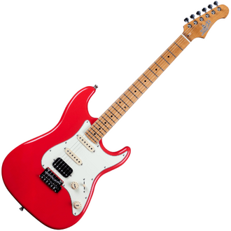 Jet Guitars JS-400-OW Electric guitar HSS - Coral Red