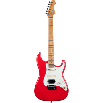 Jet Guitars JS-400-CRD Electric guitar HSS - Coral Red