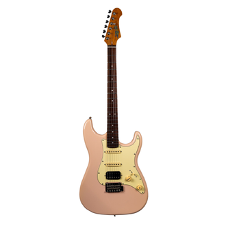 Jet Guitars JS-400-PK-R HSS Electric guitar - Shell Pink