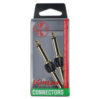 Kirlin K2631BG Pedal Adapter 1/4" Straight Pack of 2