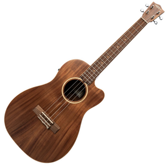 Lanikai Acacia Solid Top Series Baritone AC/EL Ukulele in Natural Satin Finish