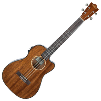 Lanikai Mahogany Series All Solid Baritone AC/EL Ukulele in Natural Gloss Finish