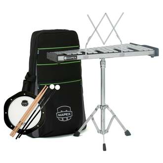 Mapex MPK32P Backpack Percussion Kit - With Bag, Pad, Sticks And Mallets