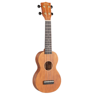 Mahalo Slimline Series Soprano Ukulele Trans Brown